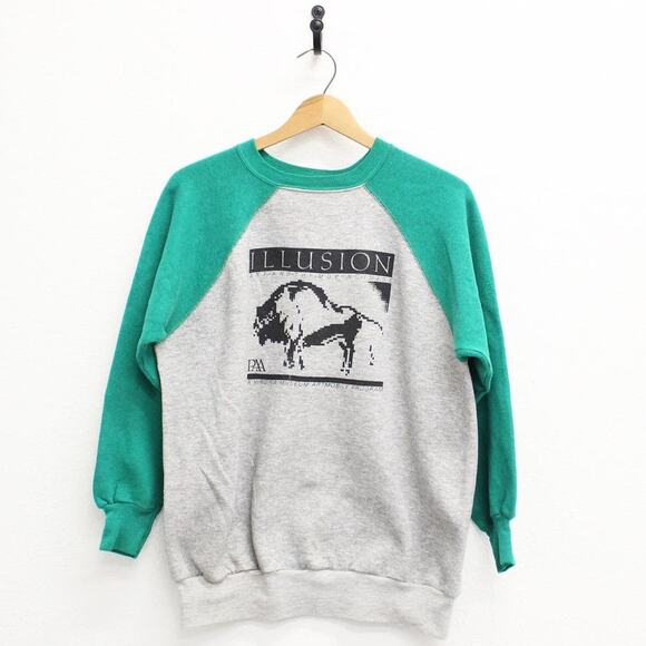 Vintage Virginia Museum of Fine Arts Artmobile Buffalo Sweatshirt Large - Picture 1 of 9